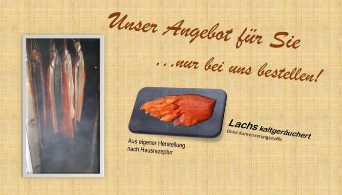 Räucherlachs geräuchert nach eigener Rezeptur